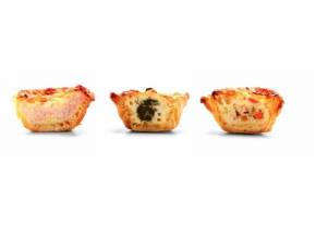7557 MINI TORTE SALATE QUICHE 3G. G21 P72(EU)
